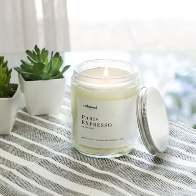 Paris Expresso Scented Candle | Coffee Candle | 7.5oz Coconut Soy Candle | France Candle | Jasmine Candle | Scented Soy Candle | Handmade - image3